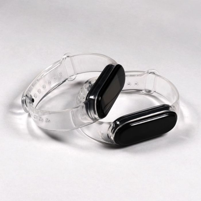 Силиконовый прозрачный ремешок для Xiaomi Mi Band, 3 | 4