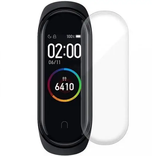 Комплект захисних плівок на Mi Band 3/4 ( 4 шт.)