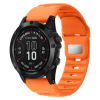 Силіконовий ремінець QuickFit 26 мм для Garmin Fenix 7X/6X/5X, Enduro 2, Tactix, Descent, Epix Pro (Помаранчевий)