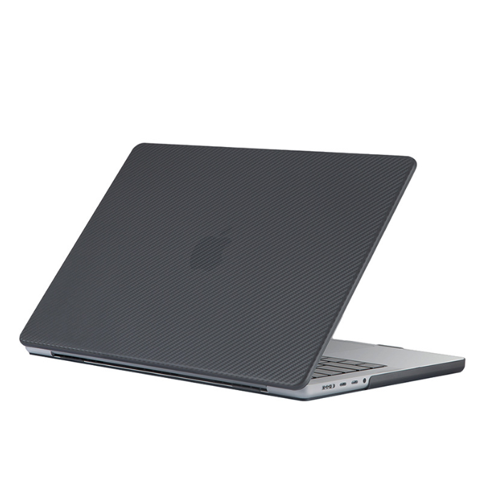 Чохол для MacBook Air 13" Карбон (2018 - 2020 | M1 | A1932 | A2337), Малахітовий (Чорний)