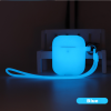Чехол BlackPink для AirPods Светящийся, Яркий Белый (Синий)