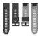 Силіконовий ремінець з карбоновим візерунком 26 мм для Garmin Fenix / Enduro / Tactix (Black+Grey)