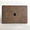 Чохол накладка з еко шкіри на MacBook Air 15 (A2941) (Коричневий)