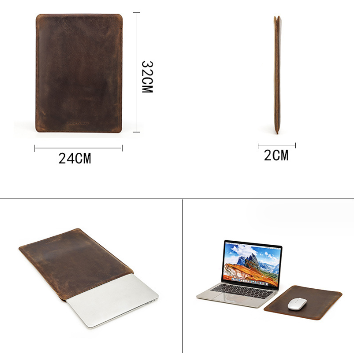 Чохол-конверт шкіряний для Macbook 13 AIR/PRO та інших