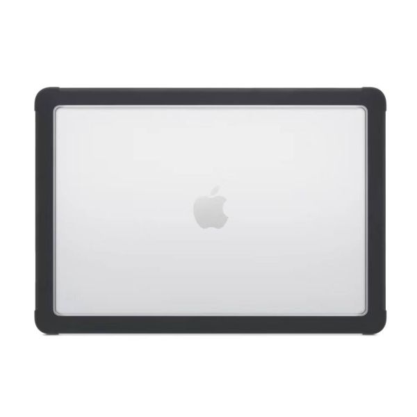 Пластикова накладка з широким бампером для Macbook Air (M1 | A1932 | A2337) Чорний