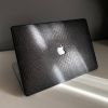 Чохол накладка на MacBook Pro 13  M1/M2/M3 ШКІРЯНИЙ (Чорний глянець)