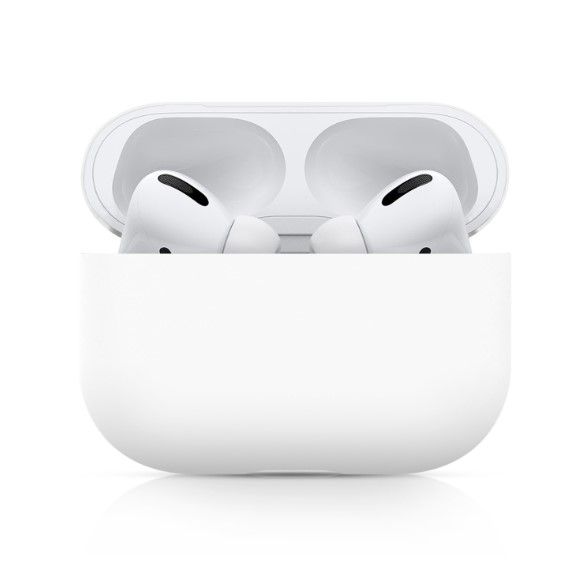 Силіконовий чохол для Apple AirPods Pro (Білий)