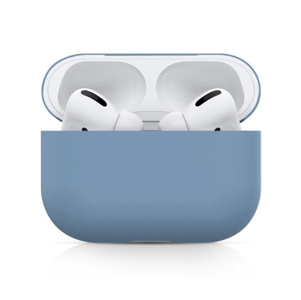 Силіконовий чохол для Apple AirPods Pro (Блакитний)