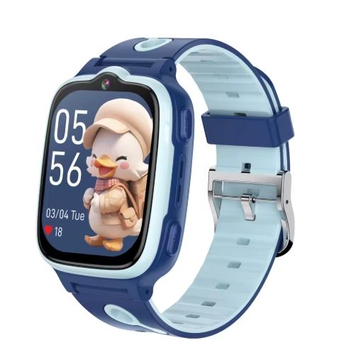 Дитячий смарт-годинник W19 4G з відеодзвінками та GPS — екран 1.83″, IP67 Українське меню (Блакитні)