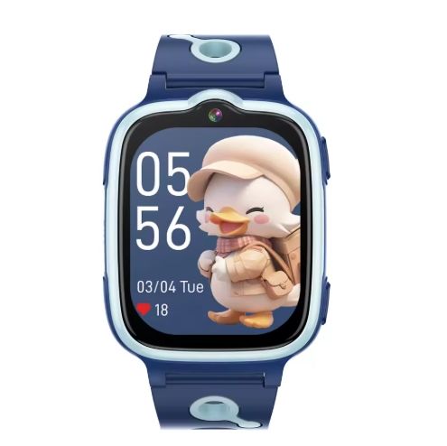 Дитячий смарт-годинник W19 4G з відеодзвінками та GPS — екран 1.83″, IP67 Українське меню (Блакитні)