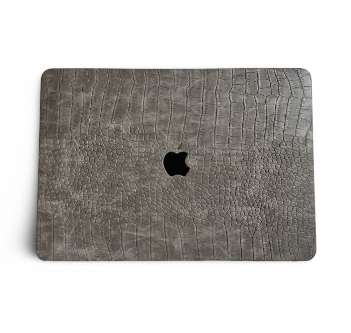 Чохол накладка з еко шкіри на MacBook Air 15 (A2941) (Серый 2)