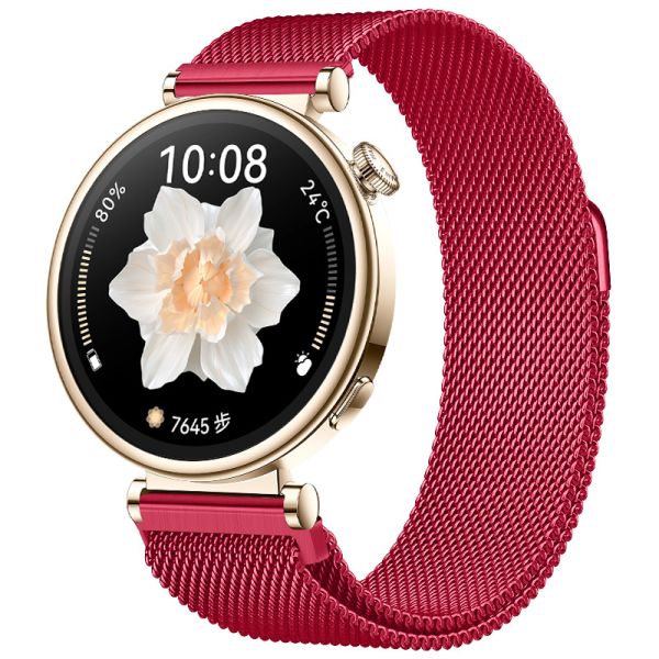 Ремінець міланська петля 22mm  (Red)