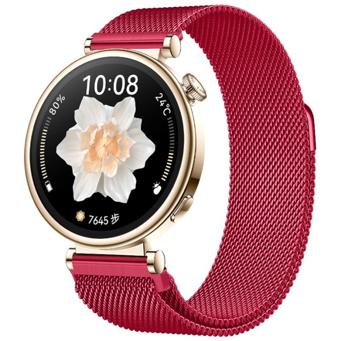Ремінець міланська петля 22mm  (Red)