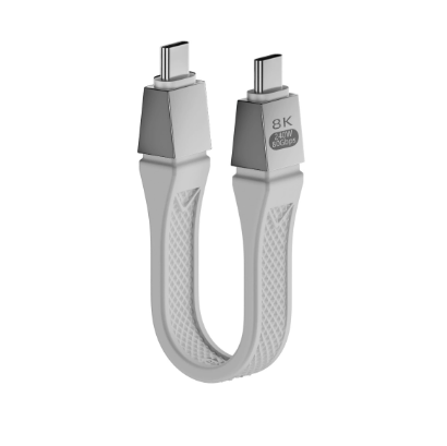 Кабель USB4 Type-C 80Gbps 240W PD 8K/16K з E-Marker чіпом (білий)