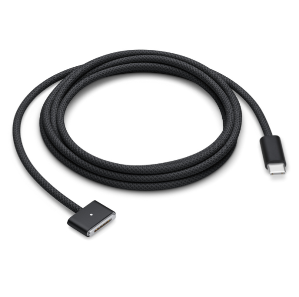 Кабель MagSafe 3 Type-C 140W для MacBook Air / Pro (PD 140W, 2 м) (чорний)