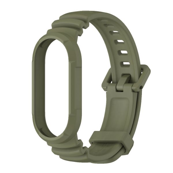Ремінець силіконовий MIJOAS для Miband 8/9 (Хакі)