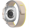 Нейлоновий ремінець Loop для Samsung Watch Ultra (Colors: 02# yellow with beige)