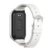 Ремінець із екошкіри MiJobs для Redmi Smart Band 3 / Mi Band 9 Active (Білий)