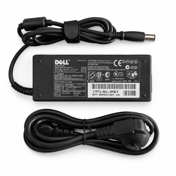 Блок живлення для ноутбука Dell 90W 19.5V 4.62A 7.4x5.0 мм (блок+шнур)