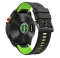 Силіконовий ремінець з карбоновим візерунком 26 мм для Garmin Fenix / Enduro / Tactix (Green)