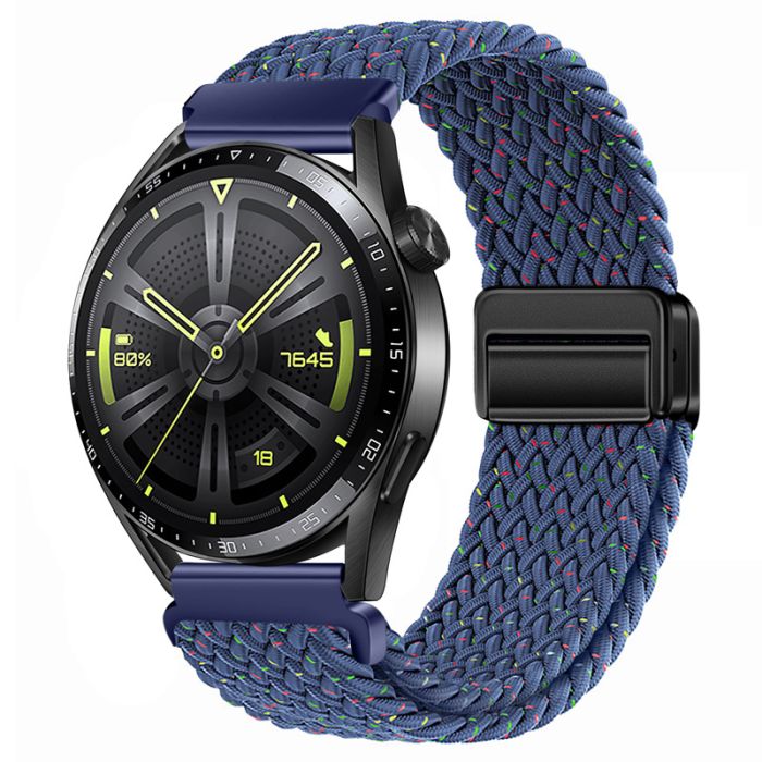 Ремінець тканинний на магнітному замку 20 мм. (Синий / Navy Blue)