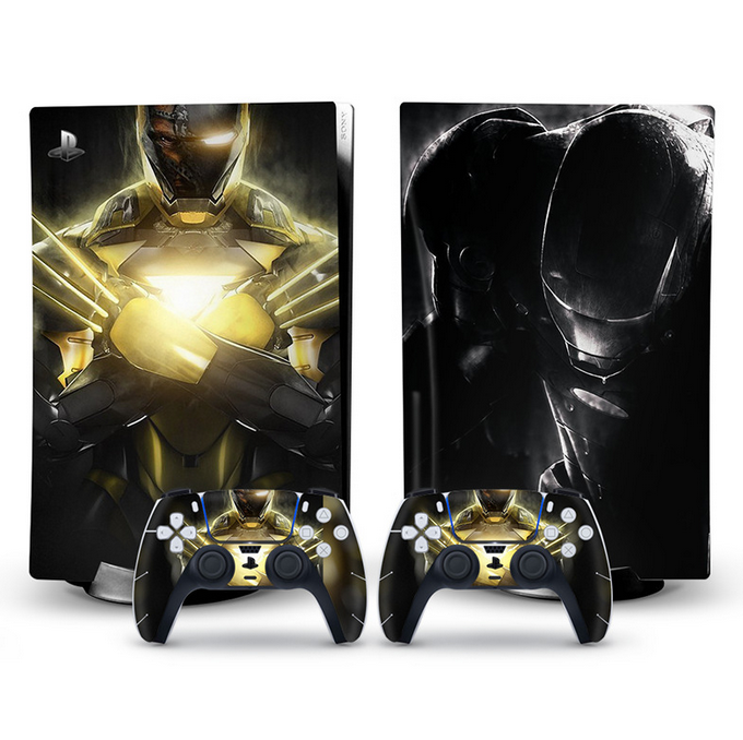 Вінілова наклейка Playstation 5 Disk (Gold)