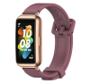 Силіконовий ремінець Mijobs для Huawei Band 10 / 9 / 8 — змінний браслет для фітнес-браслета (Wine)