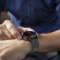 Силіконовий ремінець з карбоновим візерунком  22 мм для Garmin Fenix / Enduro / Tactix (Black+Grey)