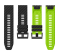 Силіконовий ремінець з карбоновим візерунком  22 мм для Garmin Fenix / Enduro / Tactix (Green)