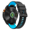 Силіконовий ремінець з карбоновим візерунком  22 мм для Garmin Fenix / Enduro / Tactix (Lihgt Blue)