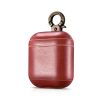 Чохол AirPods iCarer Vintage Leather Case , Світло-коричневий (Червоний)