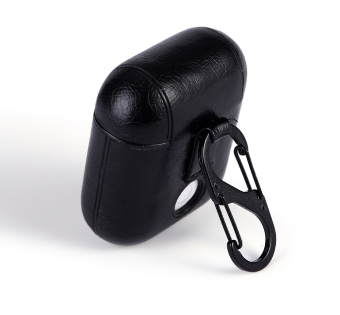 Чохол BlackPink імітація шкіри для AirPods, Чорний (<>)