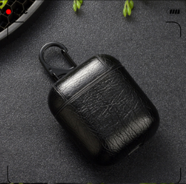 Чохол BlackPink імітація шкіри для AirPods, Чорний (<>)