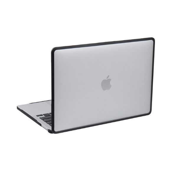 Пластикова накладка c силіконовим бампером для Macbook AIR 15 m2/m3 2941 (Black)