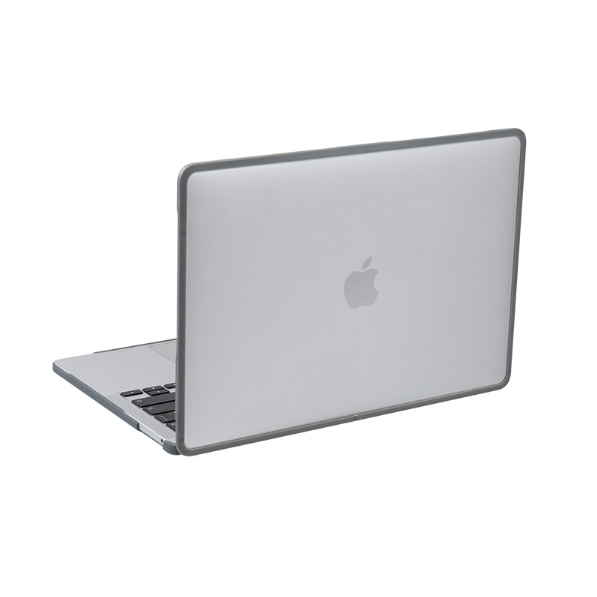 Пластикова накладка c силіконовим бампером для Macbook AIR 15 m2/m3 2941 (Grey)