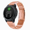 Металевий ремінець Premium для Garmin QuickFit 20 мм (рожеве золото)