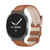 Шкіряний ремінець для Samsung Galaxy Watch 8 (40/44 мм) / Watch Ultra — натуральна шкіра, нержавіюча (коричневий+чорний)