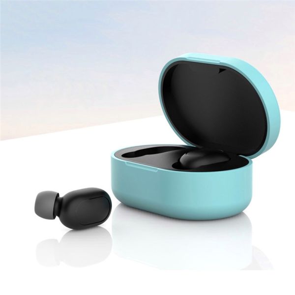 Чохол силіконовий BlackPink Xiaomi AirDots, Рожевий (Зеленый)