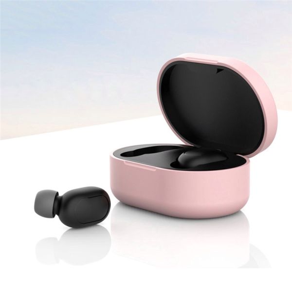 Чохол силіконовий BlackPink Xiaomi AirDots, Рожевий (Рожевий)