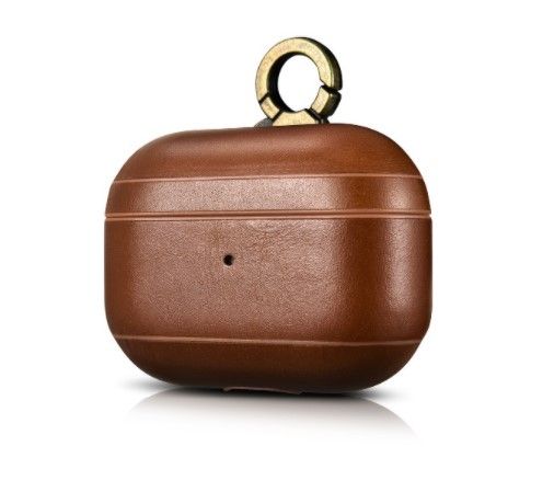 Чохол AirPods Pro iCarer Classic Leather Case , Світло Коричневий (Коричневый / Brown)