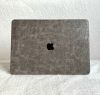 Чохол накладка на MacBook air 13 M1 ( 1932/2337 ) ШКІРЯНИЙ (Світло-сірий)
