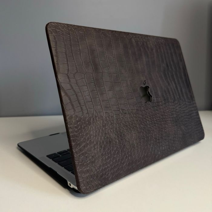 Чохол накладка на MacBook air 13 M2 (A2681) шкіра (Coffee)