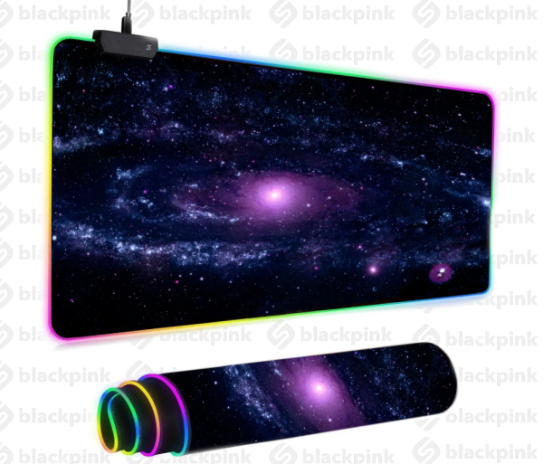 LED килимок для мишки Космос 80х30см. (Галактика)