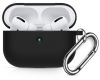 Чохол Силіконовий BlackPink для AirPods Pro Ultra Classic з карабіном, Зелений (Чорний)