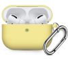 Чохол Силіконовий BlackPink для AirPods Pro Ultra Classic з карабіном, Зелений (Желтый)