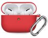 Чохол Силіконовий BlackPink для AirPods Pro Ultra Classic з карабіном, Зелений (Червоний)