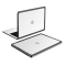 Чохол-рамка захисний для MacBook (прозорий, ультратонкий 0.35 мм, передня + задня панель) (Pro 14.2 M2/3/4)