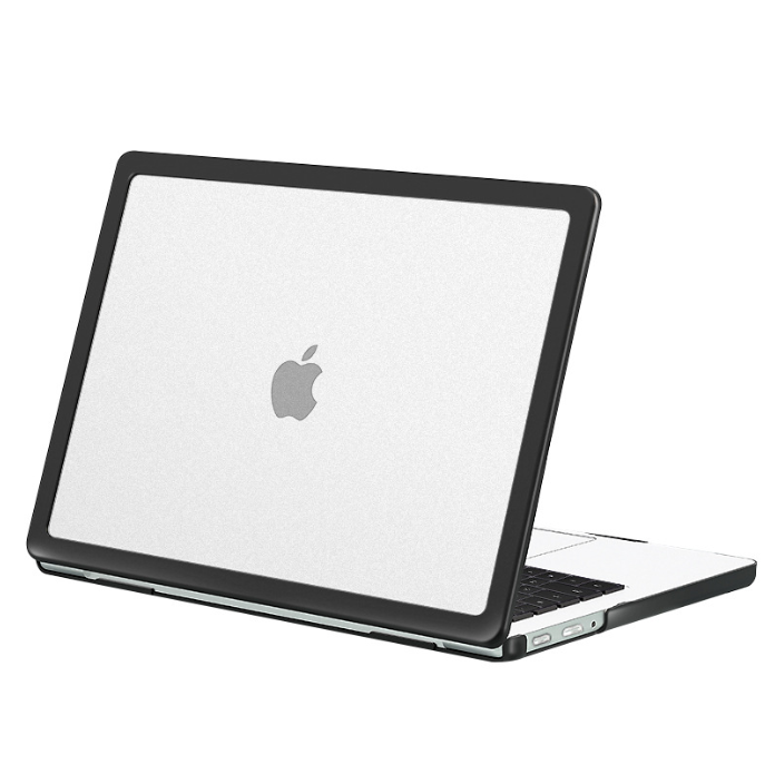 Чохол-рамка захисний для MacBook (прозорий, ультратонкий 0.35 мм, передня + задня панель) (Pro 14.2 M2/3/4)