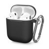 Чохол BlackPink для AirPods Ultra Classic з карабіном, Блакитний (Чорний)