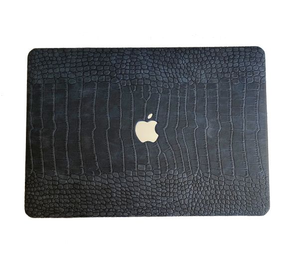 Чохол накладка на MacBook air 13 M2 (A2681) шкіра (Синий)
